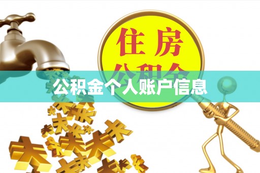 博尔塔拉蒙古公积金个人账户信息