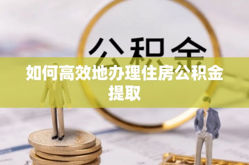 博尔塔拉蒙古如何高效地办理住房公积金提取